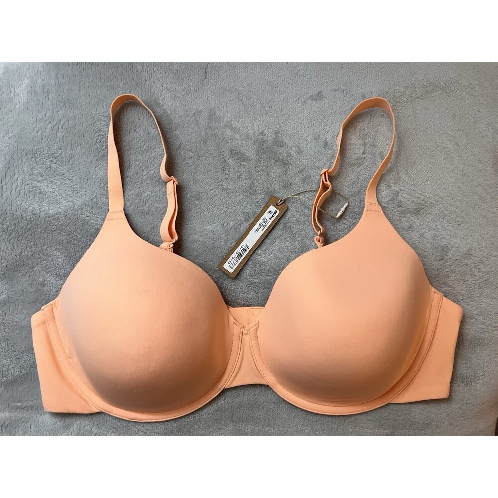 SKIMS 42B Fits Everybody Faded Nectar T-Shirt Bra Peach Colorful BR-UWR-2294 NEW